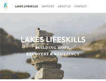 Tablet Screenshot of lakeslifeskills.com